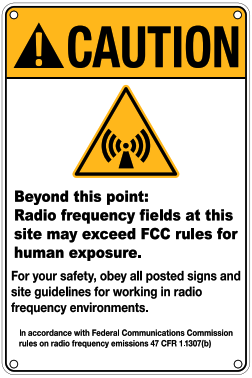 DISH RF Signs - Aluminum
