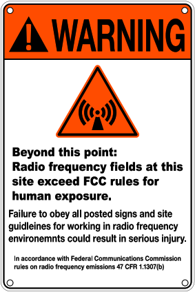 DISH RF Signs - Aluminum